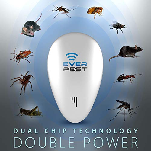 Ultrasonic Pest Control Repeller for Rodents and Ants - Eco-Friendly Safe for Humans - 2 Pack