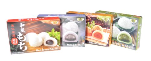 Royal Family Japanese Mochi Variety Pack for Snack Lovers - Red Bean, Taro, Green Tea & Peanut, 29.6 oz
| Royal Family