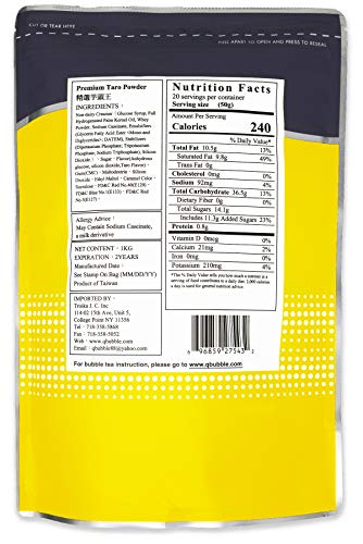 Qbubble Taro Premium Tea Powder for Everyday Relaxation, Stress Relief and Healthy Lifestyle
| Qbubble Taro Premium Tea