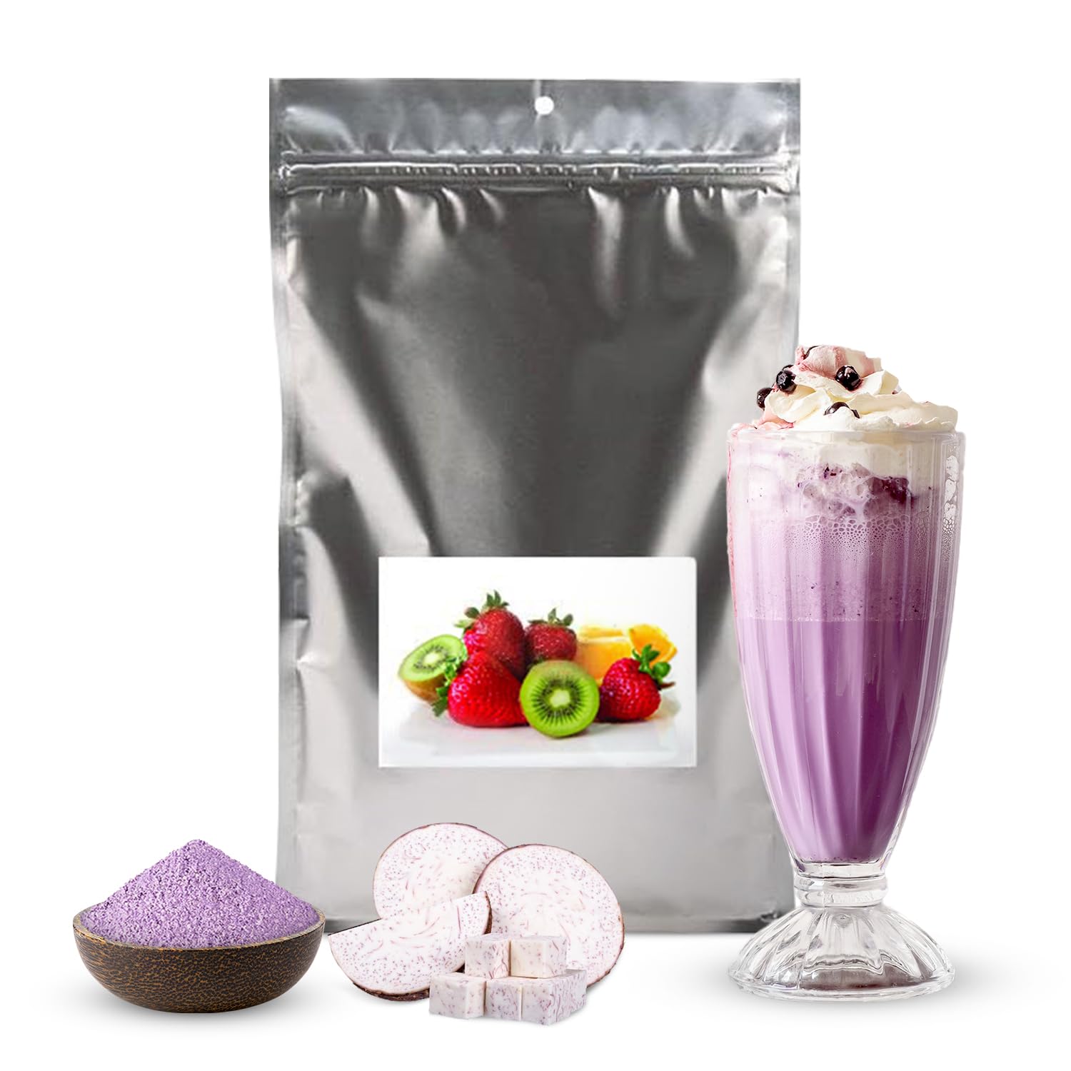 Fanale Premium Ube Taro Bubble Tea Flavoring Powder for Baking and Boba Milk Tea in USA
| Purple Sweet Potato Powder by