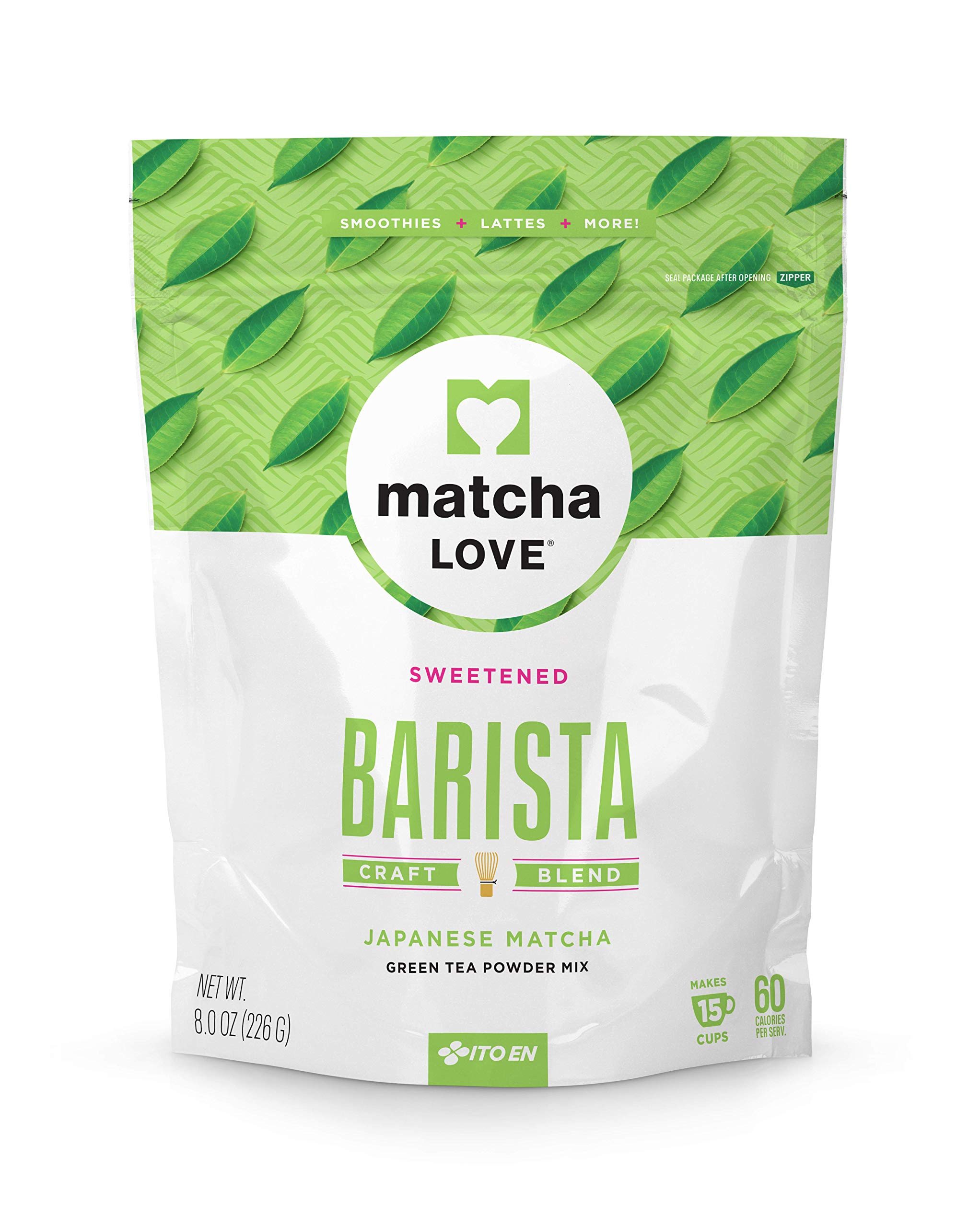 Matcha LOVE Sweetened Green Tea Powder Packet, Perfect for Daily Immunity Boost, 8 Ounce
| Matcha LOVE Sweetened Green