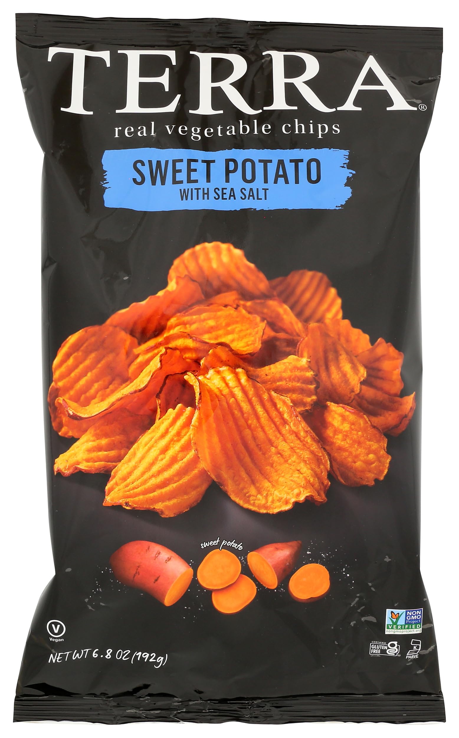 Terra Real Sweet Potato Vegetable Chips - Vegan Friendly, Kosher, Gluten Free & Non-GMO Snacks
| Terra Real Sweet Potat