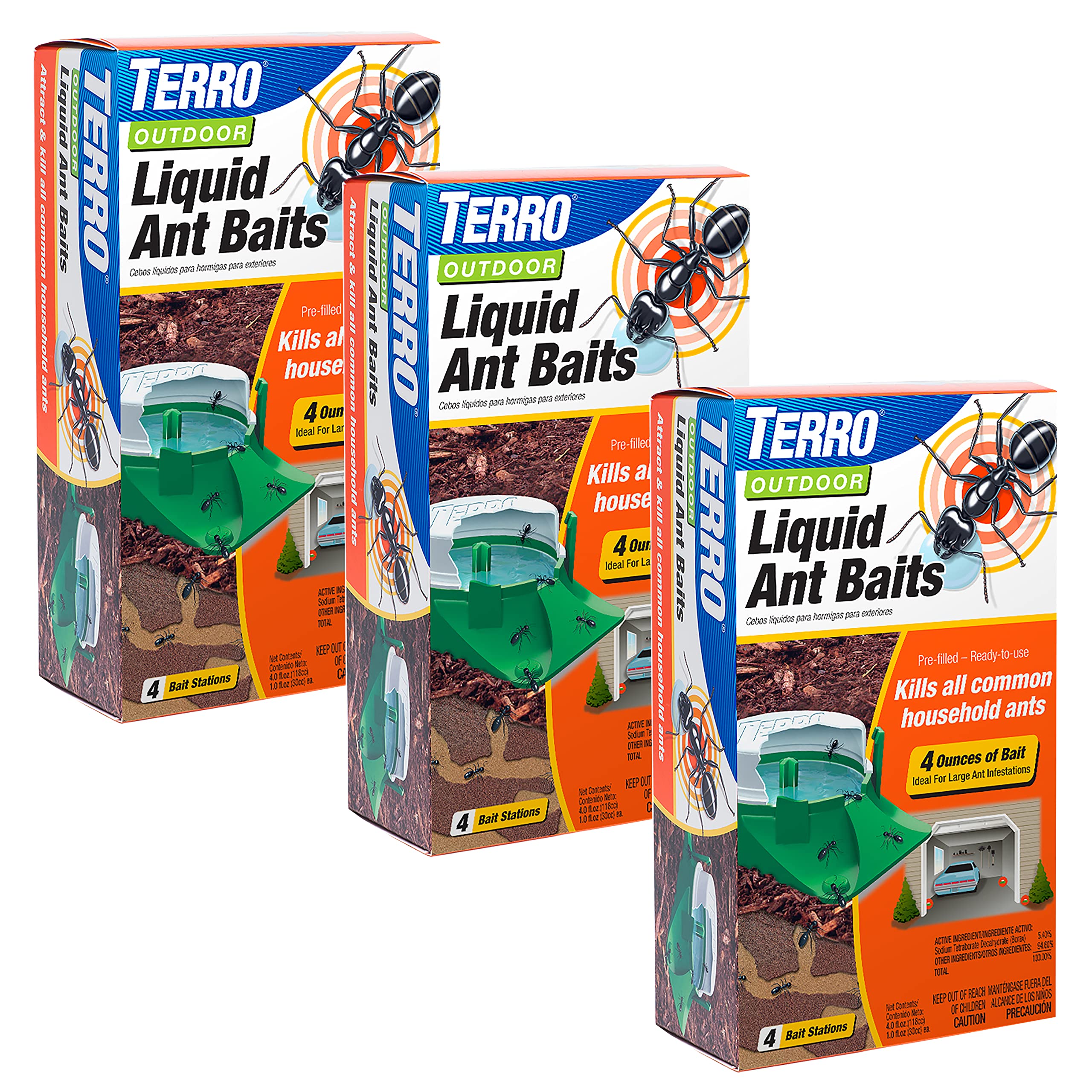 TERRO T1804-3SR Outdoor Liquid Ant Bait Killer and Trap Title: TERRO T1804-3SR Outdoor Ready-to-Use Liquid Ant Bait Kill
